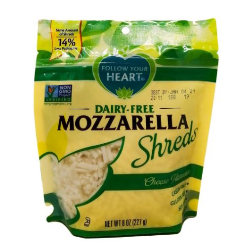 Imagen de QUESO VEGANO FOLLOW YOUR HEART MOZZARELLA RAYADO 200 G