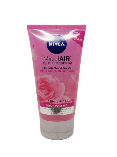 Imagen de GEL FACIAL NIVEA MICELLAIR LIMPIADOR CON AGUA DE ROSAS 150 ml 