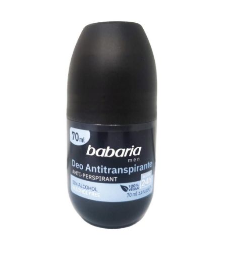 Imagen de DESODORANTE BABARIA VEGANO SIN ALCOHOL PARA HOMBRE EN ROLL-ON 50.00 ML