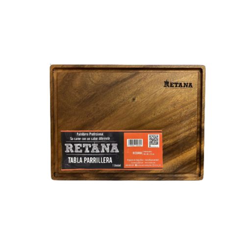 Imagen de TABLA RETANA PARRILLERA 40X30X2.5 CM 1 und 