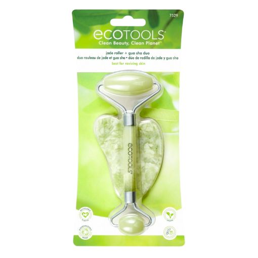 Imagen de SET ECO TOOLS DE RODILLO FACIAL & PIEDRA GUA SHA 1 UND