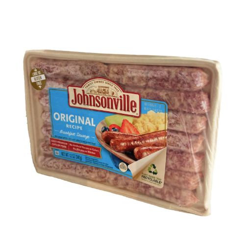 Imagen de SALCHICHAS JOHNSONVILLE DE DESAYUNO RECETA ORIGINAL DE CERDO 340,00 g 