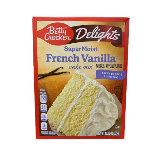 Imagen de MEZCLA PARA QUEQUE BETTY CROCKER SUPER MOIST FRENCH VAINILLA  375 G