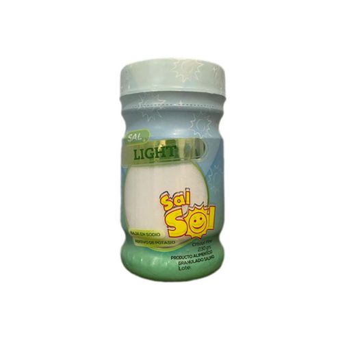 Imagen de SAL MOLIDA SAL SOL LIGHT REDUCIDA EN SODIO FRASCO  230.00 G