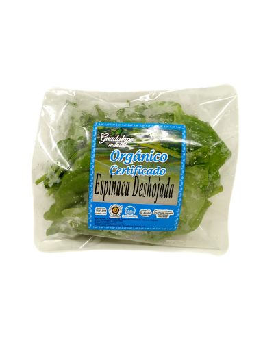 Imagen de ESPINACA GUADALUPE NATURAL DESHOJADA ORGANICA 200 G