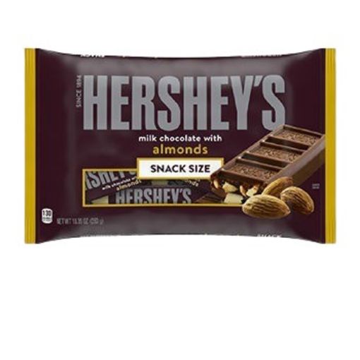 Imagen de CHOCOLATE HERSHEYS Y ALMENDRAS SNACK SIZE 293 G