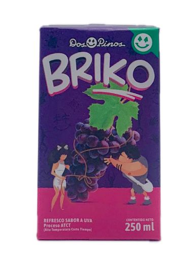 Imagen de JUGO DOS PINOS BRIKO UVA 250 ML