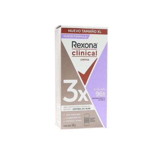 Imagen de DESODORANTE REXONA CLINICAL EXTRA DRY PARA MUJER EN BARRA 58.00 G