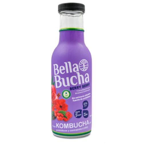 Imagen de BEBIDA BELLA BUCHA BERRY BERRY CON PROBIOTICOS 355,00 ml 