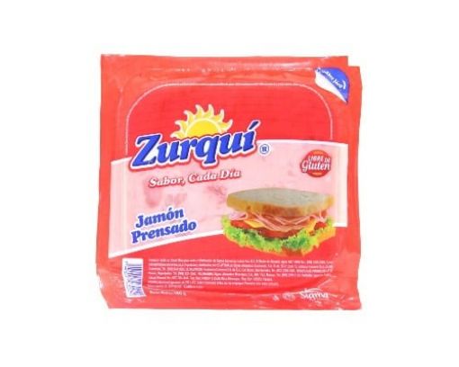 Imagen de JAMON  ZURQUI PRENSADO DE CERDO 125 G 