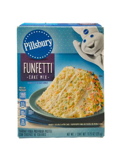 Imagen de MEZCLA PARA QUEQUE PILLSBURY FUNFETTI 375 G