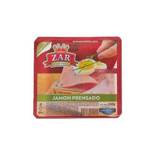 Imagen de JAMON ZAR PRENSADO DE CERDO 500 G