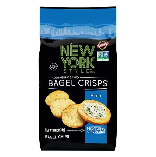 Imagen de CHIPS DE BAGEL NEW YORK HORNEADOS SIMPLES 170.00 G