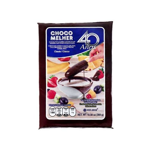 Imagen de COBERTURA CHOCOMELHER DE CHOCOLATE PARA FRUTAS CLASICO 300 g 