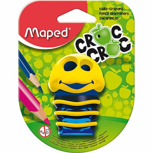 Imagen de SACAPUNTAS MAPED PLAST. C/DEP 2 HUECOS CROC CROC BLIS/1 UD *017002 1.00 UND