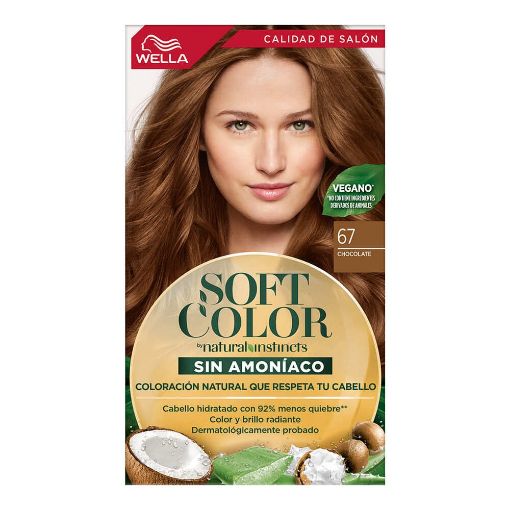 Imagen de TINTE PARA CABELLO SOFT COLOR CHOCOLATE # 67 1 UND