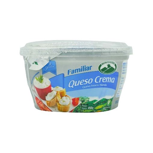 Imagen de QUESO CREMA MONTEVERDE TAZA 450 G