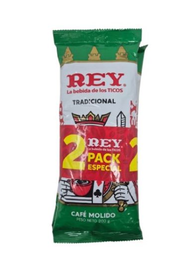 Imagen de OFERTA CAFE REY 200 G VERDE 2 PACK PRECIO ESPECIAL 400 G