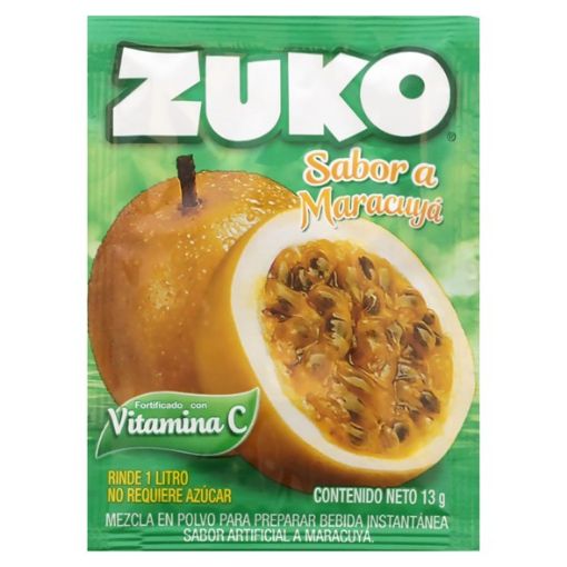Imagen de BEBIDA ZUKO EN POVO MARACUYÁ 13 G