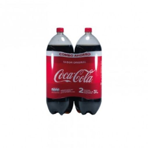 Imagen de REFRESCO GASEOSO  COCA COLA 3L 2 UND PRECIO ESPECIAL 