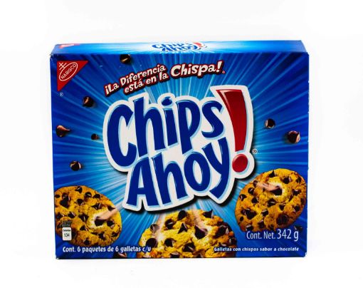 Imagen de GALLETAS NABISCO CHIPS AHOY CHOCOLATE 6 UND 342 G