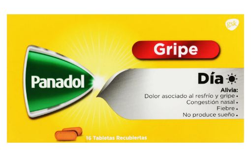 Imagen de PASTILLA PANADOL GRIPE DIA 16.00 UND