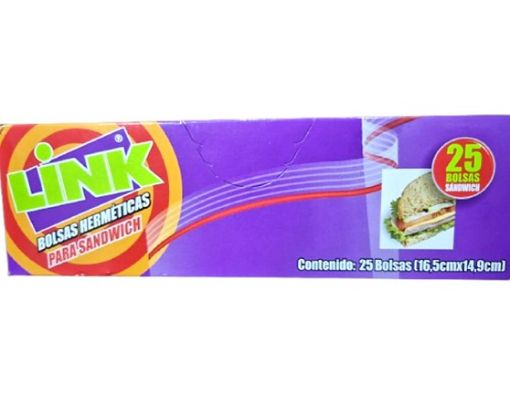 Imagen de BOLSA LINK PARA SANDWICH 25.00 UND