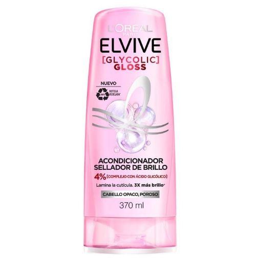 Imagen de ACONDICIONADOR LOREAL ELVIVE GLYCOLIC GLOSS 370.00 ML