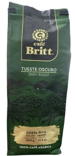 Imagen de CAFÉ BRITT TUESTE OSCURO MOLIDO 300.00 G