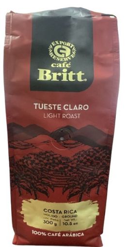 Imagen de CAFÉ BRITT TUESTE CLARO MOLIDO 300.00 G