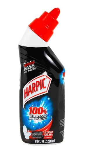 Imagen de LIMPIADOR HARPIC PARA SANITARIO REMOVEDOR DE SARRO 200.00 ML