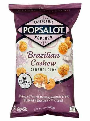 Imagen de PALOMITAS DE MAIZ POPSALOT DULCES CON SABOR CARAMELO BRAZILIAN CASHEW 283 G