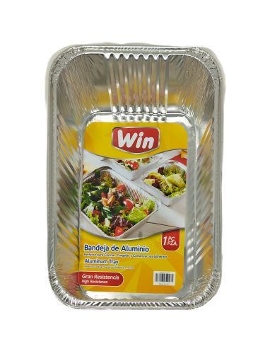 Imagen de MOLDE WIN DE ALUMINIO DESECHABLE RECTANGULAR #FC-010 1 UND