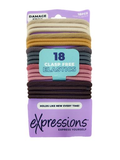 Imagen de COLAS EXPRESSIONS PARA CABELLO ELÁSTICAS SURTIDAS #YC-2407-1374 18.00 UND