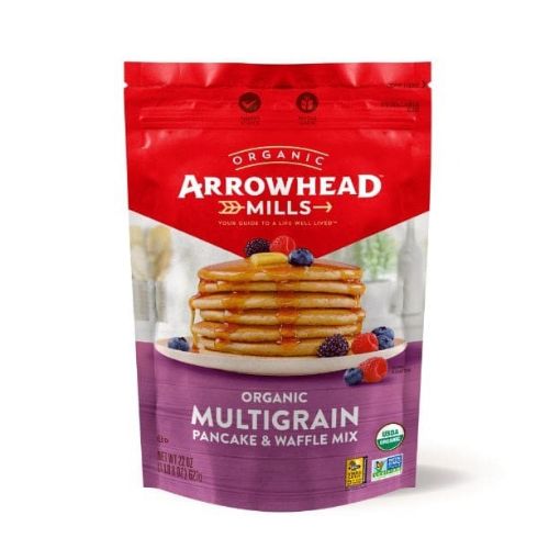 Imagen de MEZCLA ARROWHEAD MILLS PARA PANCAKE & WAFFLE ORGANICO MULTIGRANO 623 G