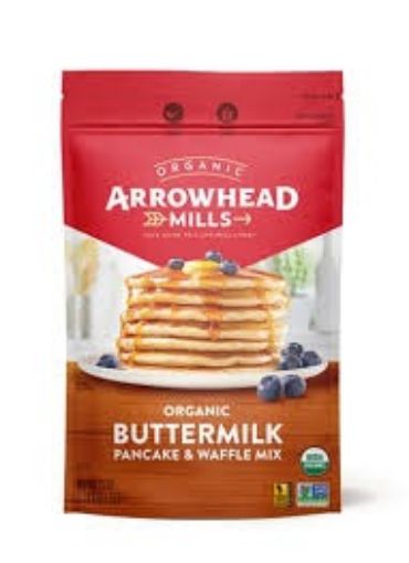 Imagen de MEZCLA ARROWHEAD MILLS PARA PANCAKE & WAFFLE ORGANICO BUTTERMILK 623 G