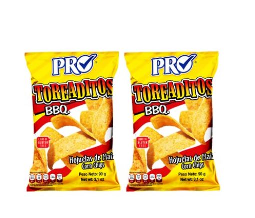 Imagen de OFERTA PRO 180 G-2 UND HOJUELAS DE MAIZ TOREADITOS BBQ 90 G 