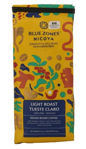 Imagen de CAFÉ BLUE ZONES NICOYA TUESTE CLARO MOLIDO 340.00 G