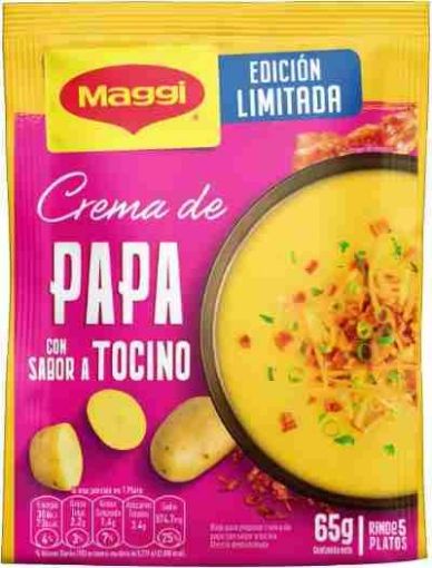Imagen de CREMA MAGGI DE PAPA CON SABOR A TOCINO EDICIÓN LIMITADA 65.00 G