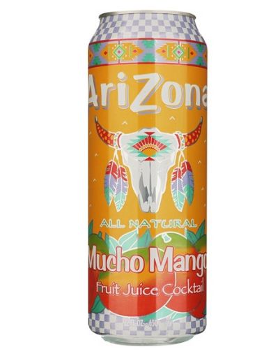 Imagen de BEBIDA ARIZONA MUCHO MANGO LATA 340.00 ML