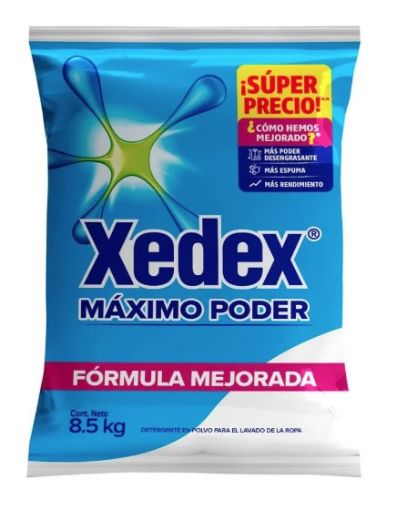 Imagen de DETERGENTE XEDEX EN POLVO MÁXIMO PODER 8500.00 G