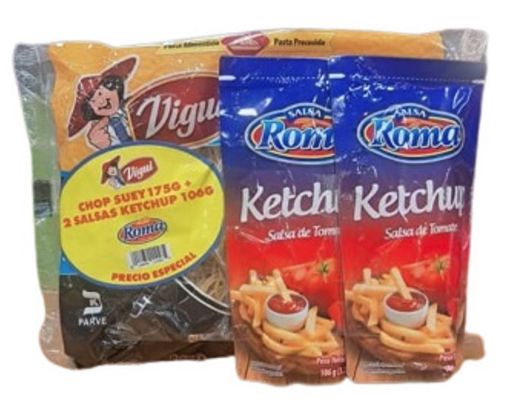 Imagen de OFERTA CHOP SUEY VIGUI 175 G+2 SALSAS ROMA KETCHUP 106 G PREC ESPECIAL 