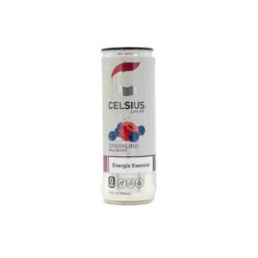 Imagen de BEBIDA SPARKLING CELSIUS SABOR BAYA SILVESTRE SIN AZUCAR 355.00 ML