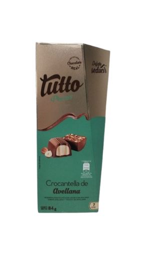 Imagen de CHOCOLATE TUTTO PLACERES CROCANTELLA DE AVELLANA 7 UND 84.00 G