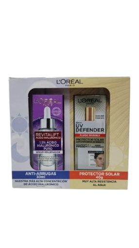 Imagen de OFERTA LOREAL PROTECTOR SOLAR DIARIO 1 UND + SERUM RELLENADOR 1 UND 