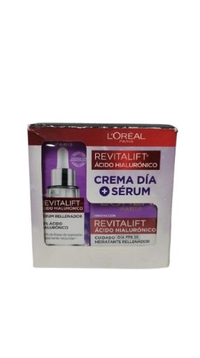 Imagen de OFERTA LOREAL SERUM ROSTRO RELLENADOR 1 UND + CREMA DÍA 1 UND 