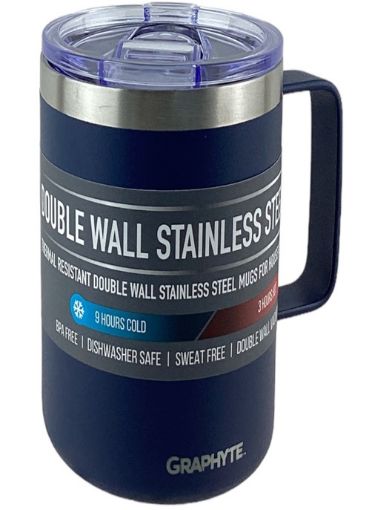 Imagen de TAZA TERMICA GRAPHYTE DE ACERO INOXIDABLE 1 UND