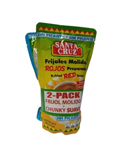 Imagen de OFERTA SANTA CRUZ 400 G-FRIJOL MOLIDO ROJO 400 G+CHUNKY SUAVE 400 G 