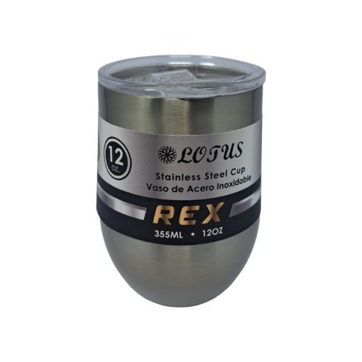 Imagen de VASO TÉRMICO LOTUS DE ACERO INOXIDABLE 350 ML #SV-MU-595 1 und 