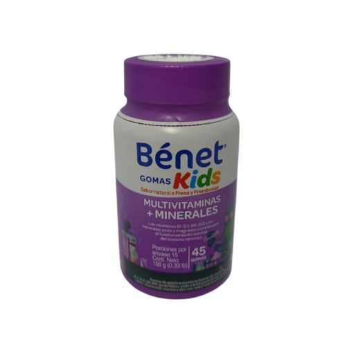 Imagen de GOMITAS BENET KIDS MULTIVITAMINAS+MINERALES 150.00 G